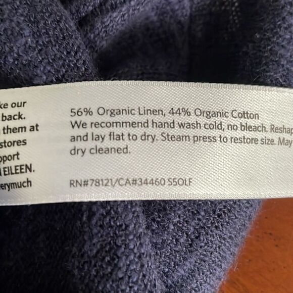 Eileen Fisher Ballet Neck Box Top Sweater - Picture 4 of 6